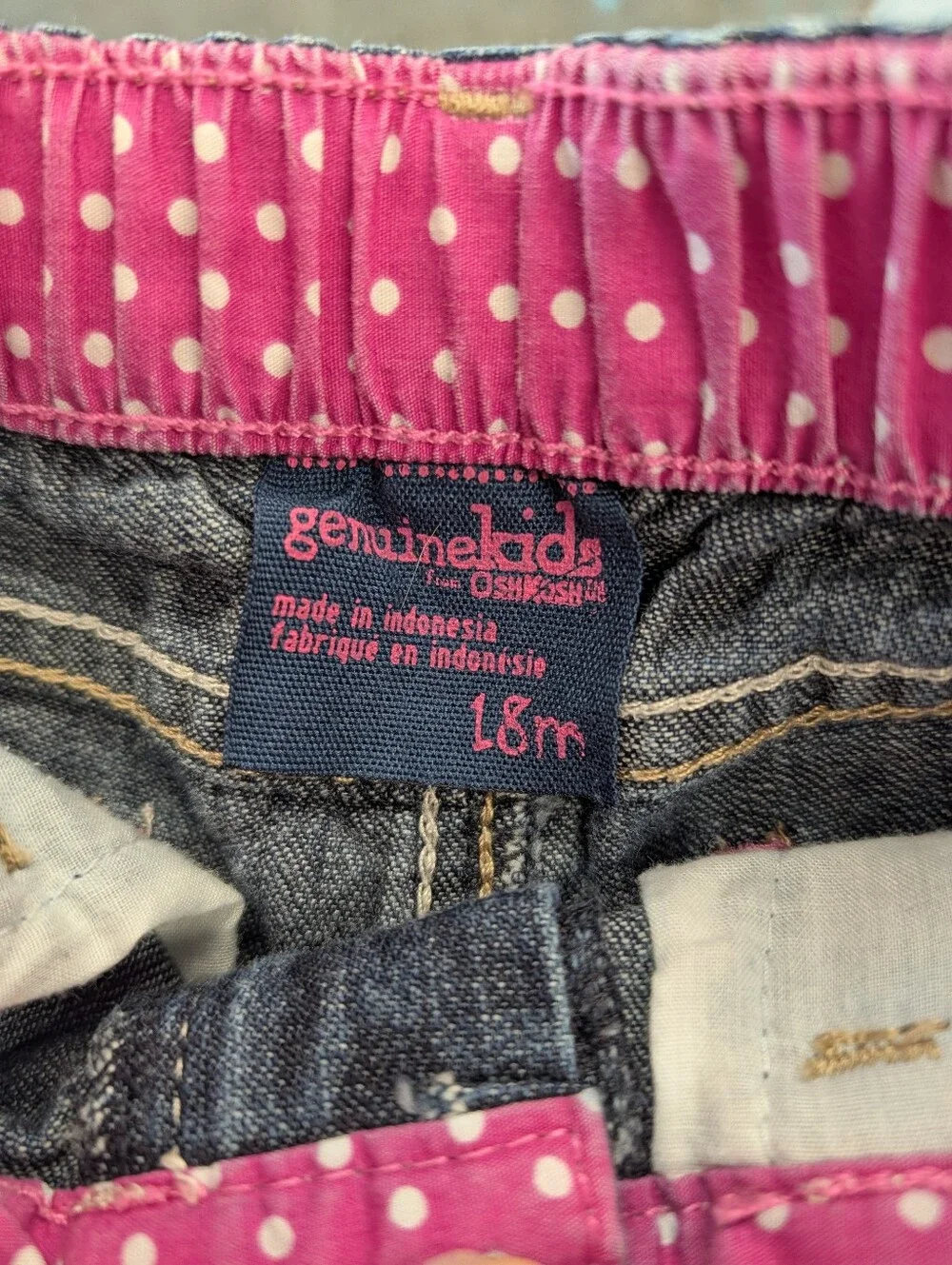 Genuine Kids OshKosh Girls Floral Embroidered Flare Jeans